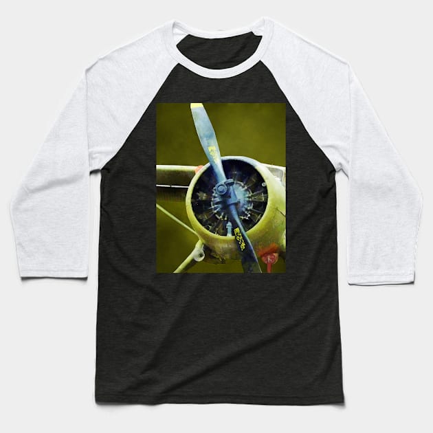 Planes - U-6A Beaver Baseball T-Shirt by SusanSavad
